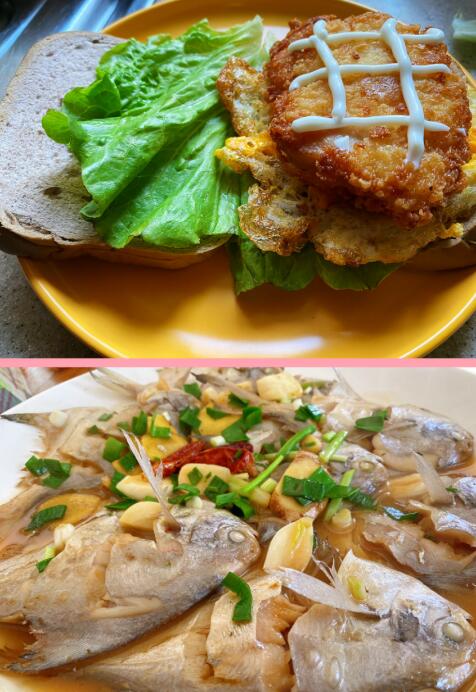 林英用美食團(tuán)食材烹制的美食